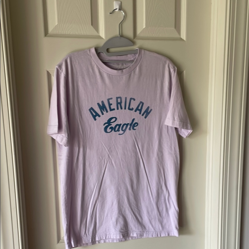 American Eagle Outfitters Purple Short Sleeve Tee